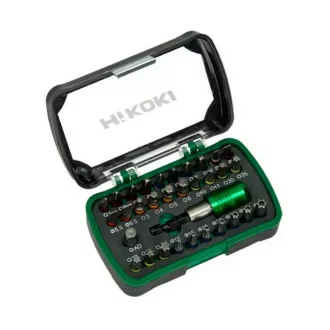   Hikoki bitkészlet, 32db-os, 1/4 25mm, PH/PZ/FL/T/TX/hatlapú, 750363