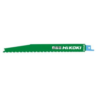   Hikoki orrfűrész/kardfűrészlap RD40B 200,0/178,5x19,0x1,25mm, Bi-Metál, fa-fém-pvc-üvegszál, prog., 5db/cs, 752024