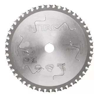   Hikoki körfűrészlap, kerámia (CD7SA) 185x20mm Z48, fém-inox, 752435