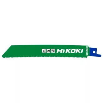   Hikoki orrfűrész/kardfűrészlap RCM41B 225,0/203,5x19,0x0,9mm, Bi-Metál, ívelt, fém-alu, 5db/cs, 752677