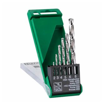   Hikoki fúrószár/fémcsigafúró készlet 6db-os HSS-G (DIN 338)- 2/3/4/5/6/8mm, 780462