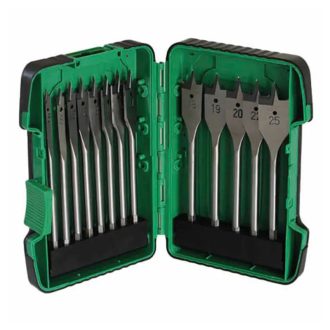   Hikoki süllyesztő fafúró készlet 13db-os 6/8/10/12/16/14/16/17/18/19/20/22/25x150mm, hatlapú HEX 1/4 , 781795