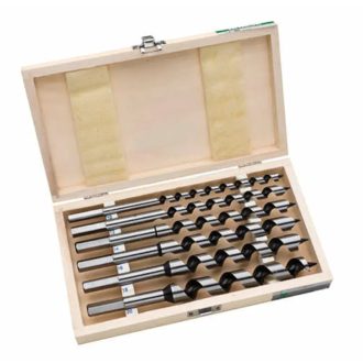   Hikoki fa fúrószár, tengely nélküli csiga fúró készlet, 6db-os 10/12/14/16/18/20x230/150mm, önmetsző heggyel, 781992