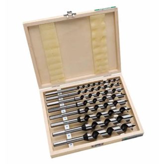   Hikoki fa fúrószár, tengely nélküli csiga fúró készlet, 8db-os 10/12/14/16/18/20/22/24x230/150mm, önmetsző heggyel, 781993