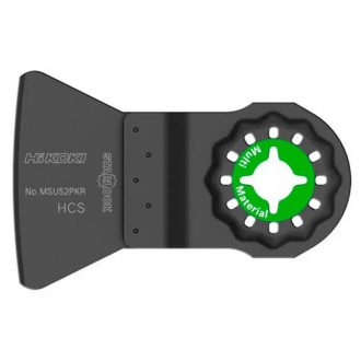  Hikoki multiszerszám kés, MSU52PKR, 52x26x0,8mm, HCS, kemény maradványok eltávolítására, 782781