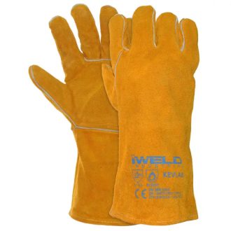   Hegesztő védőkesztyű, bélelt, KEVLAR 14" (WEGK-1410-YL) 10-es, 50WEGK1410YL