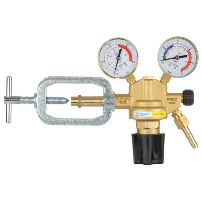 Iweld OMNIREG Acetilén nyomáscsökkentő 25/1,5bar, 5MNRGAC251Y