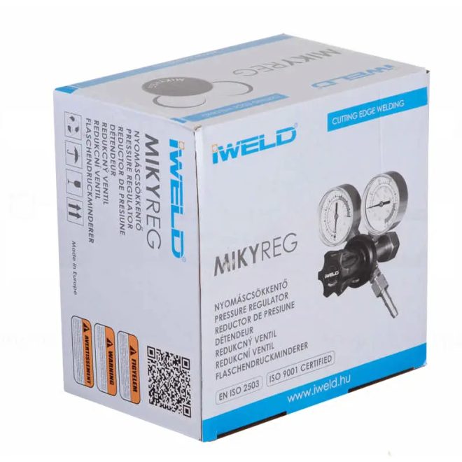 Iweld MIKYREG Oxigén nyomáscsökkentő 230/10 bar, 5MRGO23010H