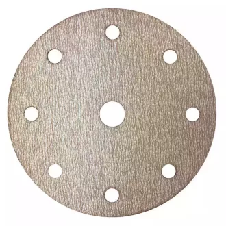   Flexmann tépőzáras csiszolókorong 150mm/9 lyuk GLS 1 (Festool) P220, fa, festék, lakk, VD-5408