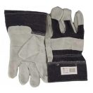 MV bőrkesztyű, szürke marhahasíték/farmer kézhát, tenyérbélés 10, 202