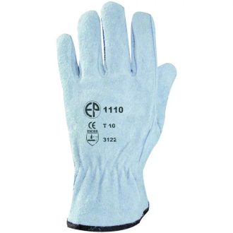   MV bőrkesztyű, szürke marhahasíték tenyér és kézhát 10, 1110