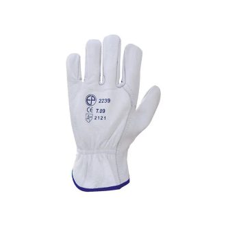   MV bőrkesztyű, szürke bivalybőr tenyér és kézhát 8, 2238