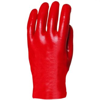 MV mártott PVC kesztyű, piros, 27cm hosszú 9, 3519