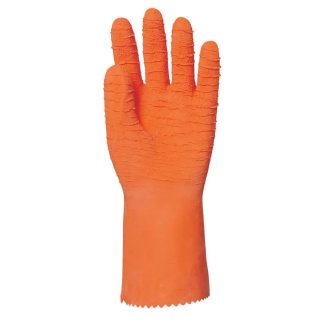   MV mártott narancs krepp latex, érdes, vegyszerálló, 32cm 10, 3820
