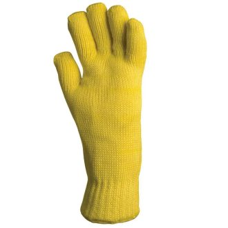   MV Kevlar Kötött sárga kevlar kesztyű, 35cm, 500°c, pamut belső 10, 4657