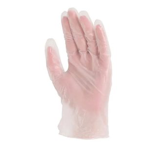   MV Vinyl kesztyű, lúgálló, púderozott L, 100db/doboz, 5710