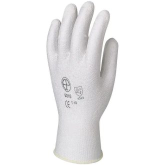   MV szerelőkesztyű, vágásbiztos HPPE, fehér PU tenyérrel 8, 6808