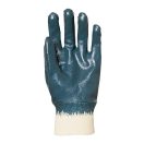 MV Eurolité csuklóig mártott kék nitril kesztyű, actifresh 9, 9439