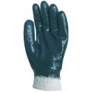 MV kézháton csuklóig teljesen mártott kék nitril kesztyű 9, 9449