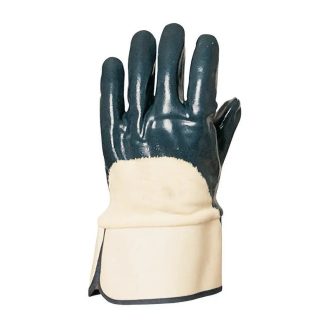   MV Eurotril kézhátig duplán mártott kék nitril kesztyű, act 9, 9629