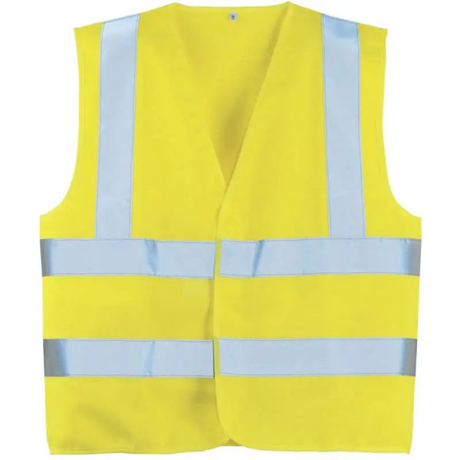 MV Coverguard Jólláthatósági mellény 2 vízszintes csíkkal sárga XL, 70242