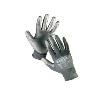 MV Cerva Bunting black nylon PU kesztyű 10, 0108000499100