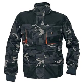   MV Cerva Emerton munkavédelmi dzseki (12) camouflage, szürke terepszínű 58, 0301004612058