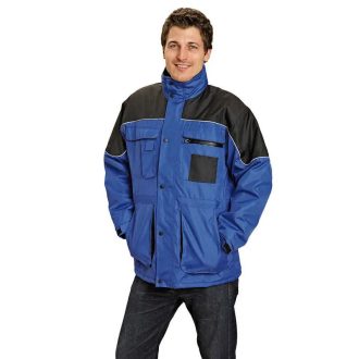   MV Cerva Ultimo vízhatlan munkavédelmi kabát kék/fekete XL, 0301006540004