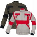 MV Cerva Max munkavédelmi dzseki 2 az 1 ben 260g/m2 szürke/piros 52, 0301021008052