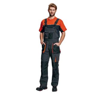   MV Cerva Emerton erősített munkavédelmi kertésznadrág (90) szürke/narancs 58, 0302003490058