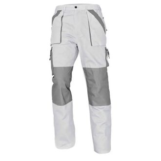   MV Cerva Max munkavédelmi nadrág derekas 260g/m2 fehér/szürke 64, 0302014486064