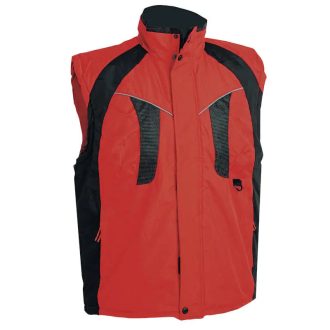 MV Cerva Nyala munkavédelmi mellény piros S, 0303001020001