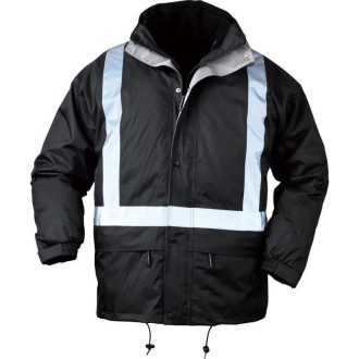   MV Coverguard Bodyguard fekete 4/1 télikabát, fényvisszaverő csíkkal XL, 5BODNXL