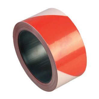 MV jelzőszalag 5cmx100m piros/fehér, 70010 J.SZALAG