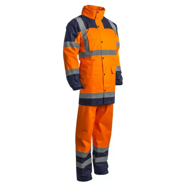 MV Hydra HI-viz PE esőöltöny narancs/kék L, 7HYDOL