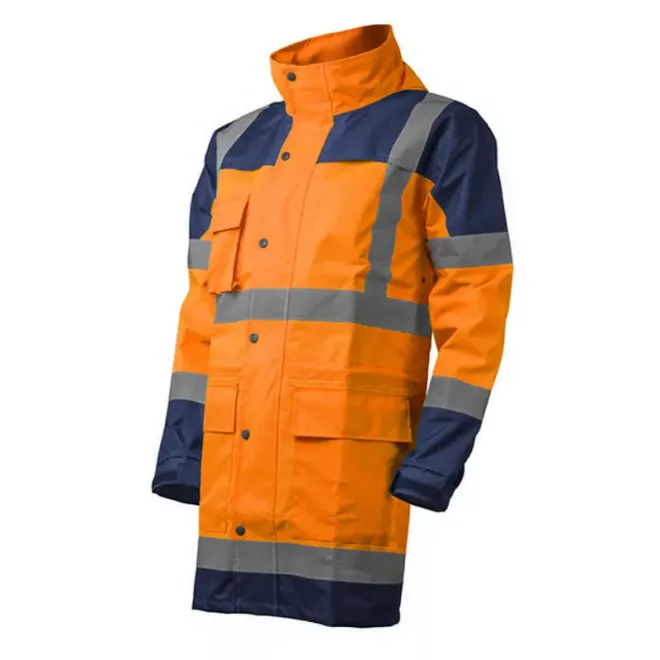 MV Hydra HI-viz PE esőöltöny narancs/kék 3XL, 7HYDOXXXL