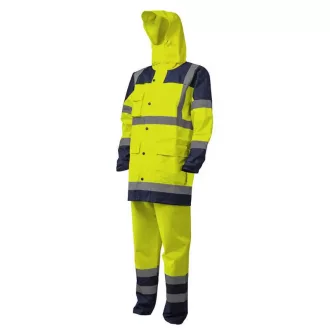 MV Hydra HI-viz PE esőöltöny sárga/kék S, 7HYDYS