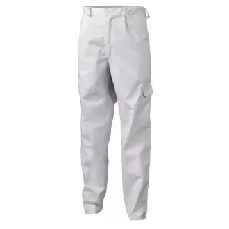   MV EP workwear Industry fehér deréknadrág, 65%pes-35%pamut, 245g S, 8INTWS