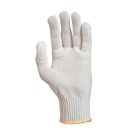 MV kötött, vékony fehér poliamid kesztyű, 3 szálas, rugalmas 10, GAN4409+