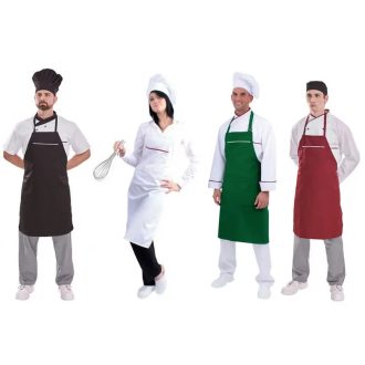 MV kötény teljes bordó, GAN45982