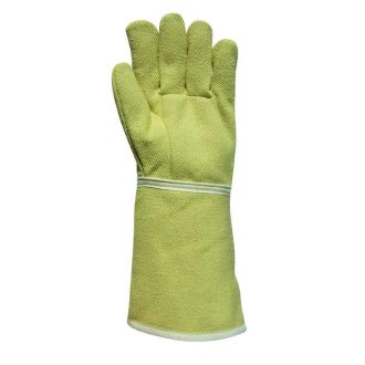   MV ötujjas vastag, hőálló, szövött para-aramid kesztyű 38cm, pamutbéléssel, GAN59875