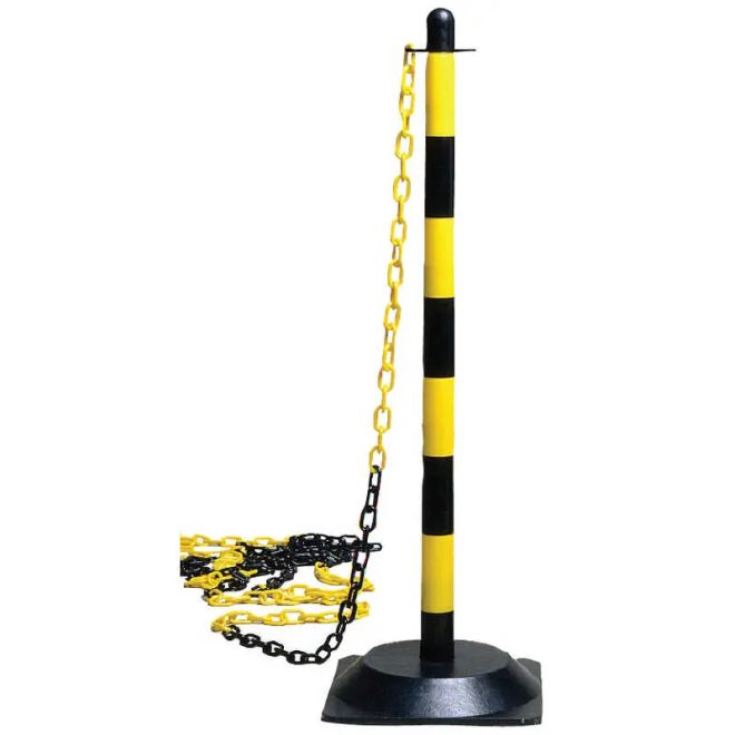 MV jelzőlánc piros/fehér, 25m, 5 méterenként bontható, GAN70050