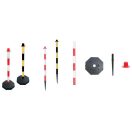 MV tartóoszlop + vizes talp piros/fehér, GAN70060