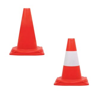 MV közúti jelzőbója 30cm piros/fehér, GAN70299