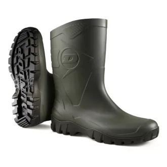   MV Dunlop DEE K580011 rövidszárú zöld PVC csizma 45, GAND95345