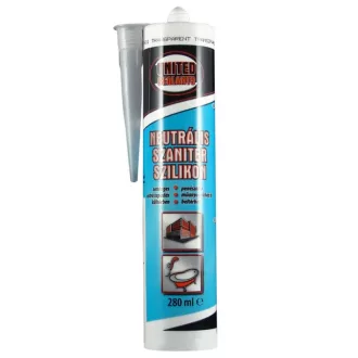   United Sealants Neutrális szaniter szilikon 280ml, fehér, 1031