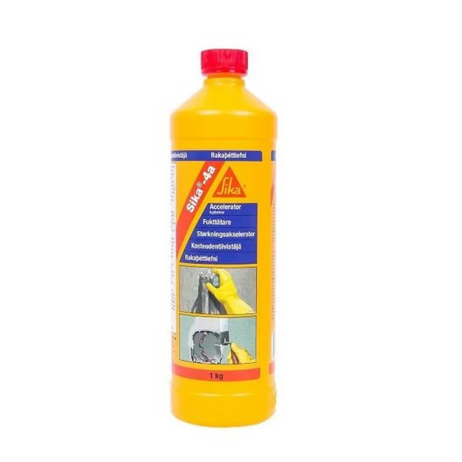 Sika-4a kötésgyorsító adalékszer, vízzáró színtelen 1kg/flakon, 64409