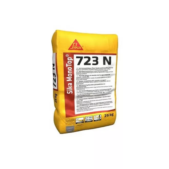 Sika MonoTop-723 N betonjavító cementhabarcs 25kg/zsák, 165375