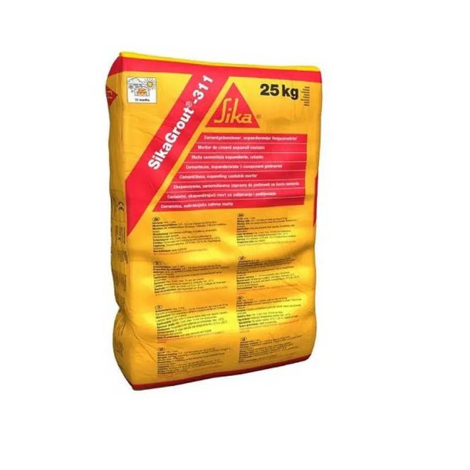 SikaGrout-311 kiöntőhabarcs (3-10mm) szürke 25kg/zsák, 421137
