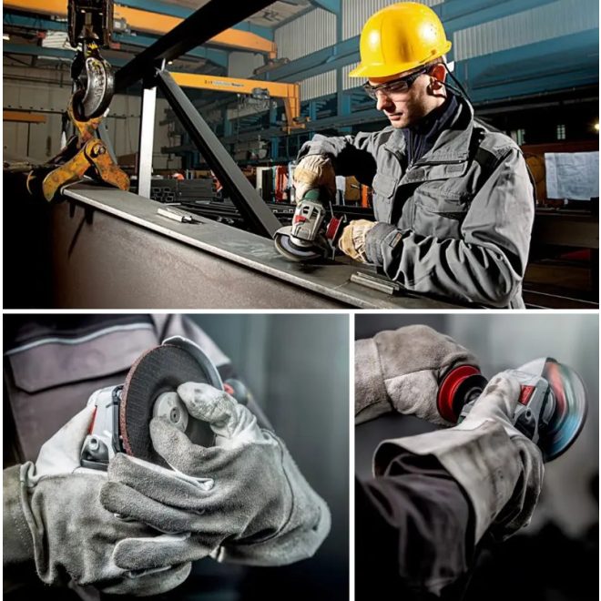 Metabo sarokcsiszoló 125mm 1550W 2800-11000/min 3,5Nm, WEV 15-125 Quick, fordulatszám szabályzós, 600468000